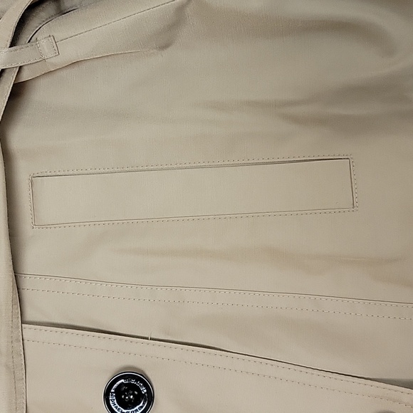 Michael Michael Kors Beige Double-Breasted Trench Coat, Women's Medium - Picture 7 of 10